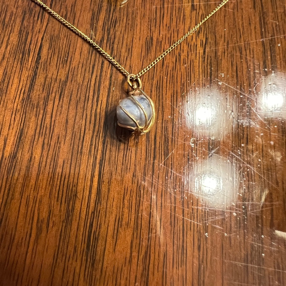 Blue-Grey 3 piece jewelry set